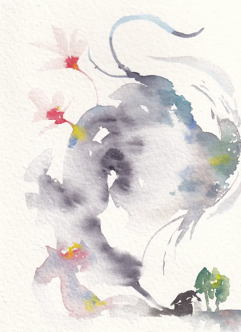 Watercolour painting